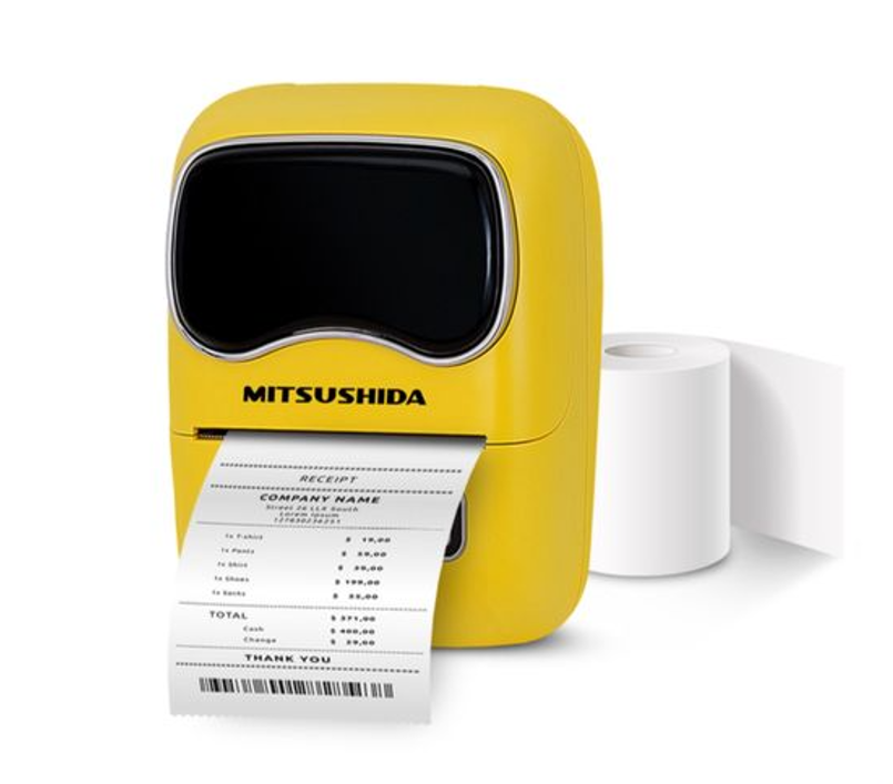 لیبل و فیش پرینتر میتسوشیدا مدل MITSUSHIDA KC-P302A